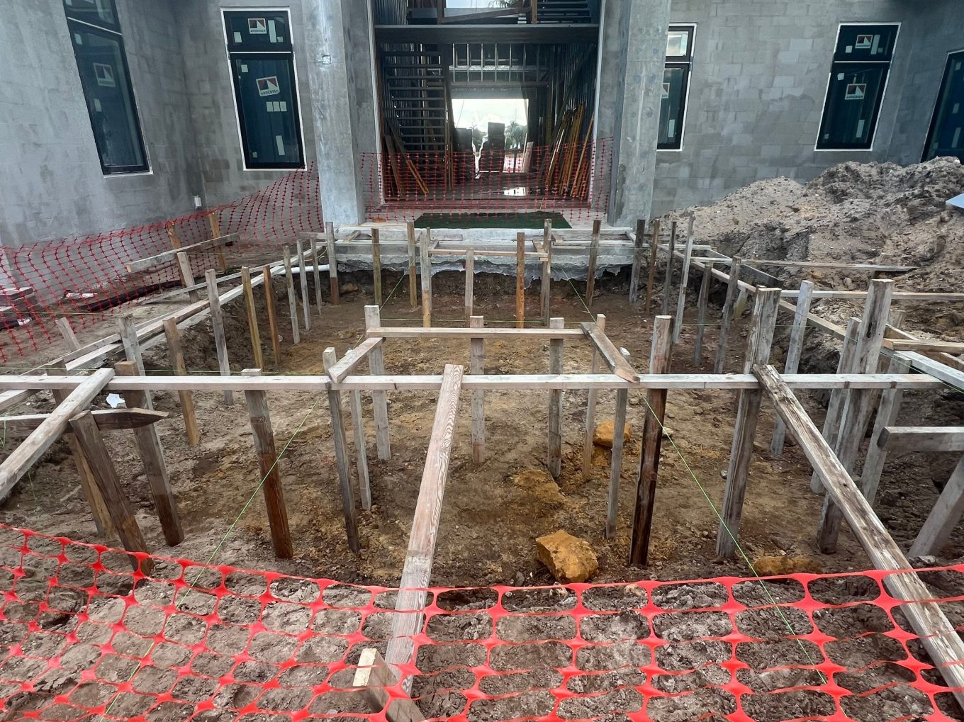 Pool construction permit and approval documentation for Palm Beach County