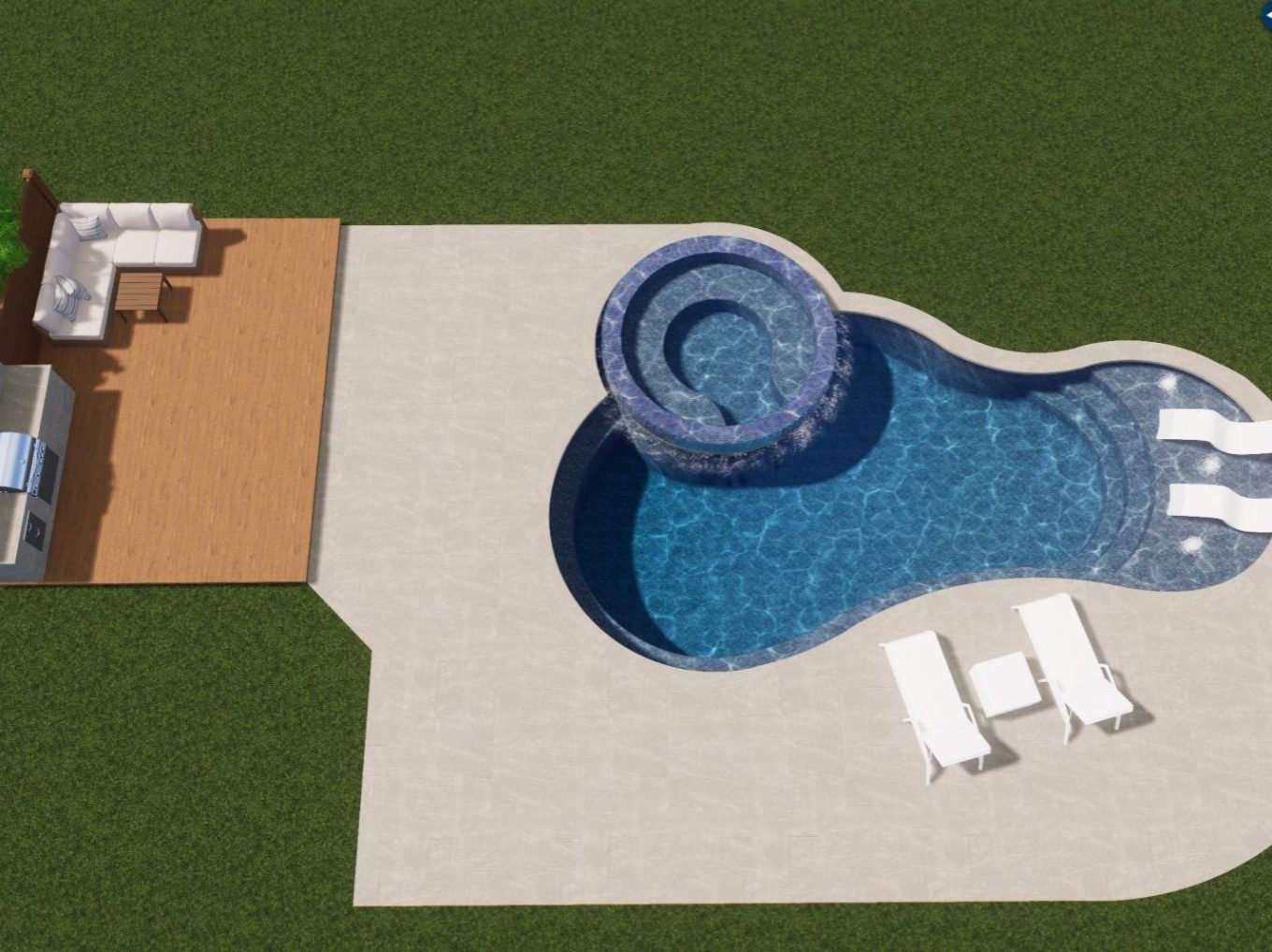 Grade 60 rebar steel installation for pool structural framework