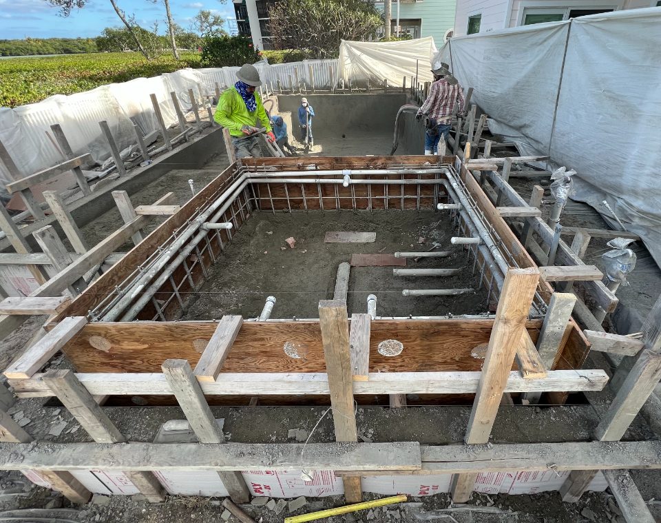 Custom premier pool construction by Abaco Pools in Palm Beach County